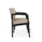Lesro Lenox Steel 2 Seater with Center Arm, Stone (Beige) Seat, Stone Back, 43.5 W 24.5 L 32 H LS2103 - alternate 3